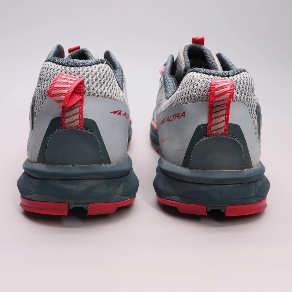 Altra Timp 3 Womens Size 10.5 Gray Red Trail Running Shoes Athletic Sneakers - Picture 9 of 12